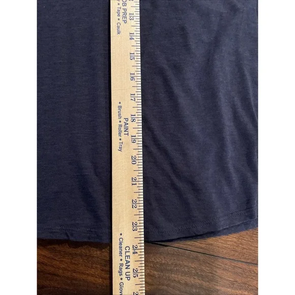 Lane Bryant Woman's Top with Drop Sleeves Size 14/16 Navy Blue Boho Bohemiem - Picture 5 of 9